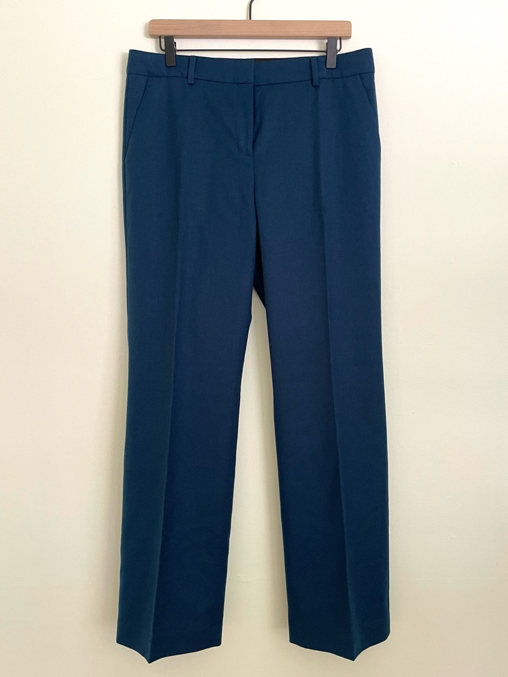 Talbots Women’s Blue Italian Wool Dress Pant Trousers